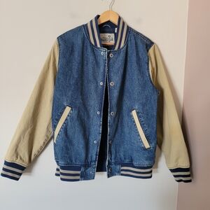 Levi's Retro Levi’s Silvertab Denim Varsity Jacket Unisex Small